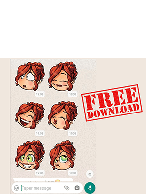 Sticker Marie pour Whatsapp