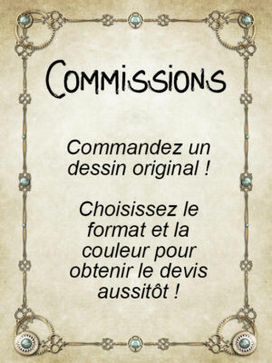 Commande de dessin original